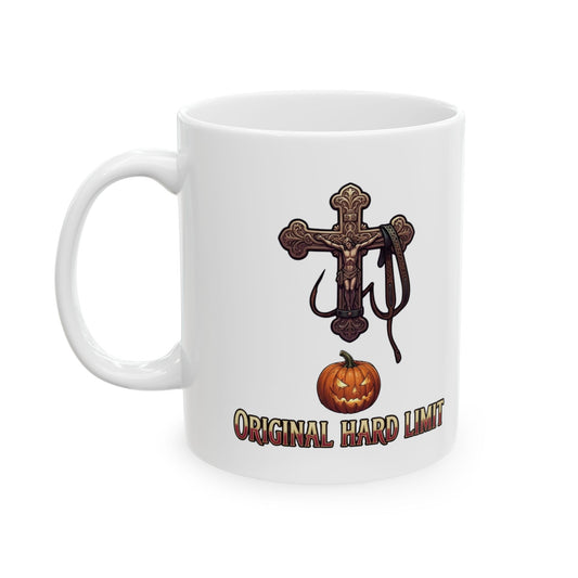 "Original Hard Limit" White Ceramic Mug — Graphic