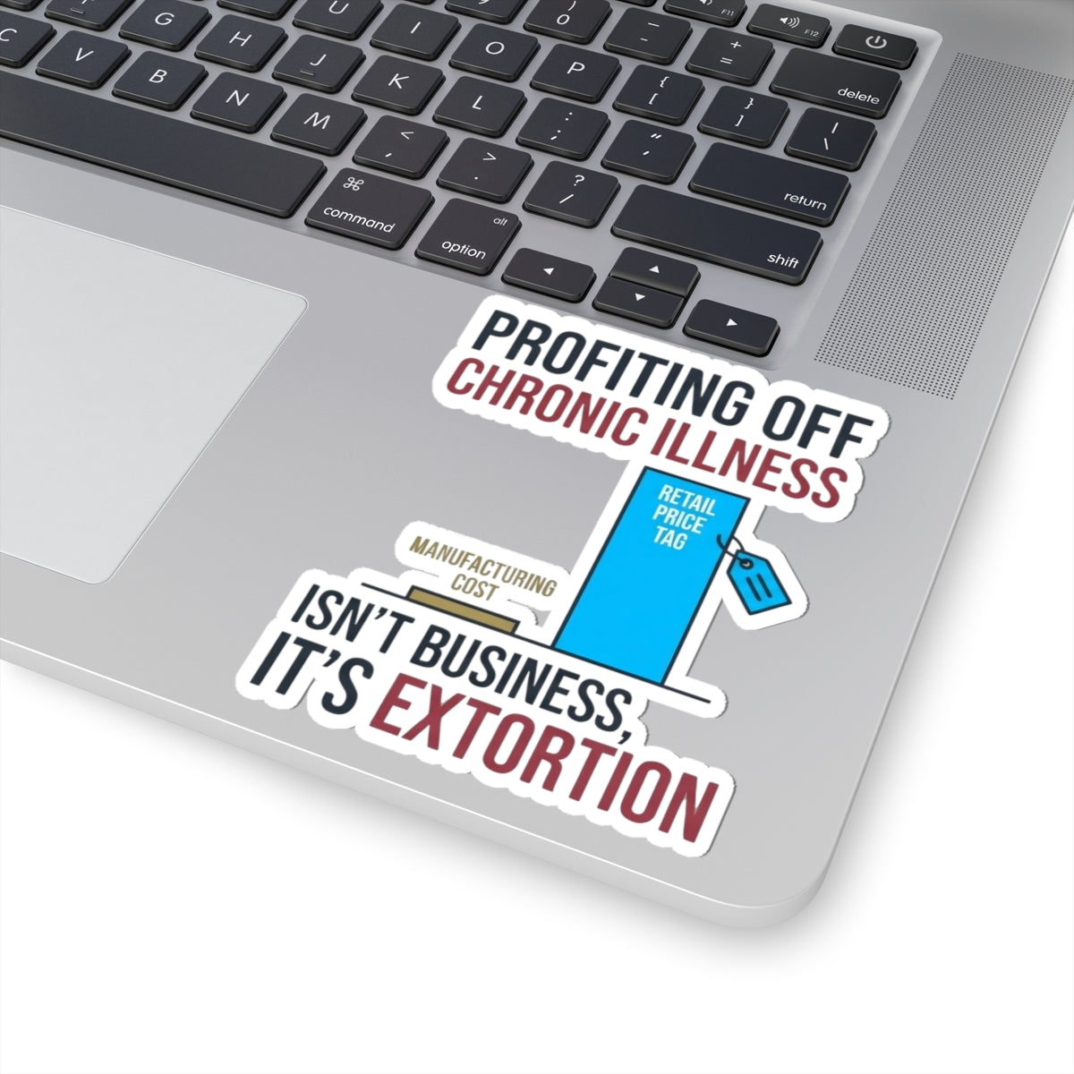 "Protest Series - Healthcare Is A Right" Sticker — Main