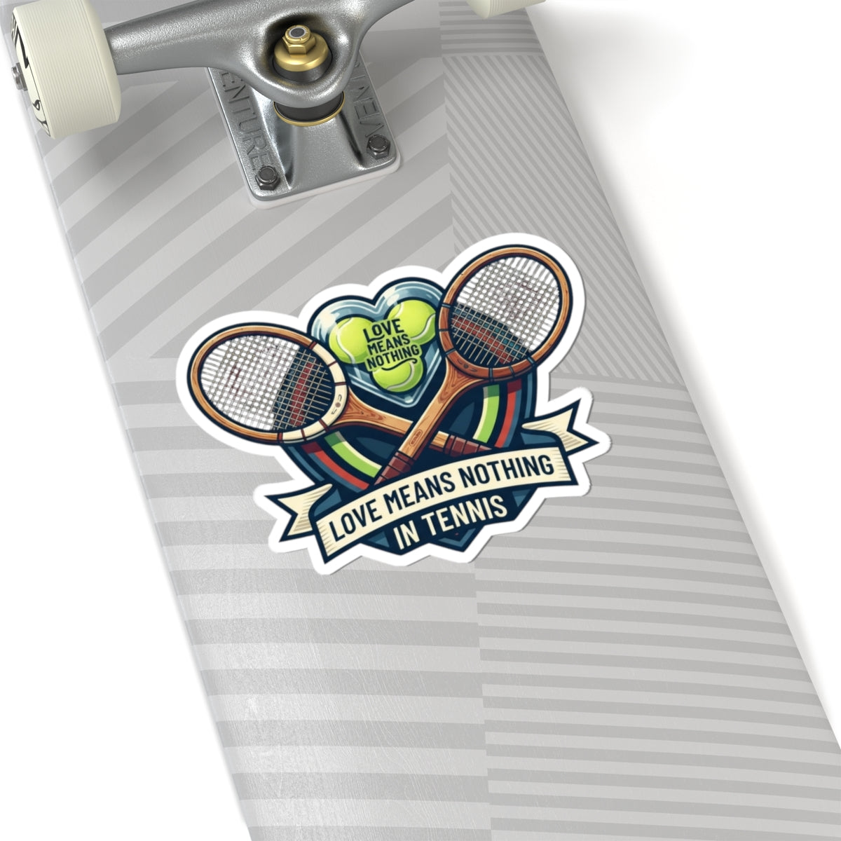 "Love Means Nothing in Tennis" Sticker — Main