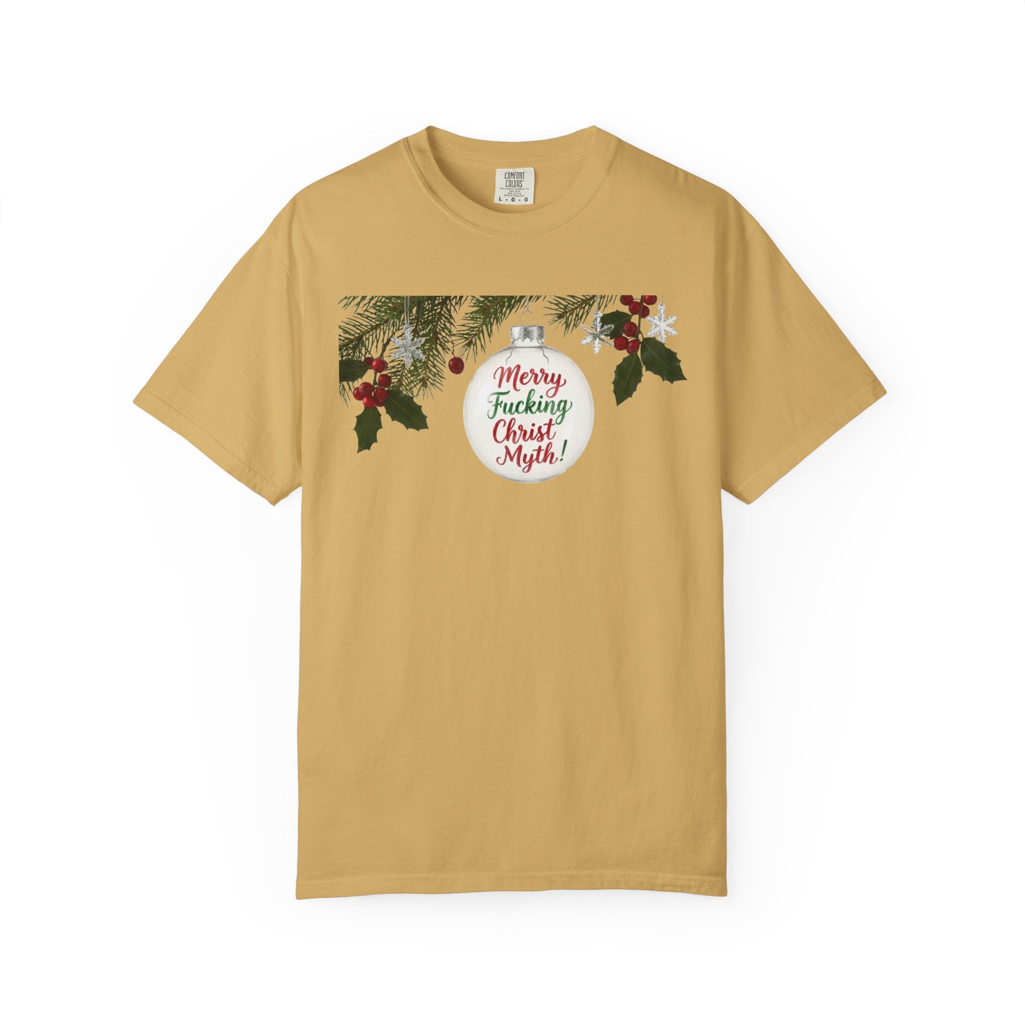 "MF Christ Myth" Unisex Garment-Dyed T-shirt