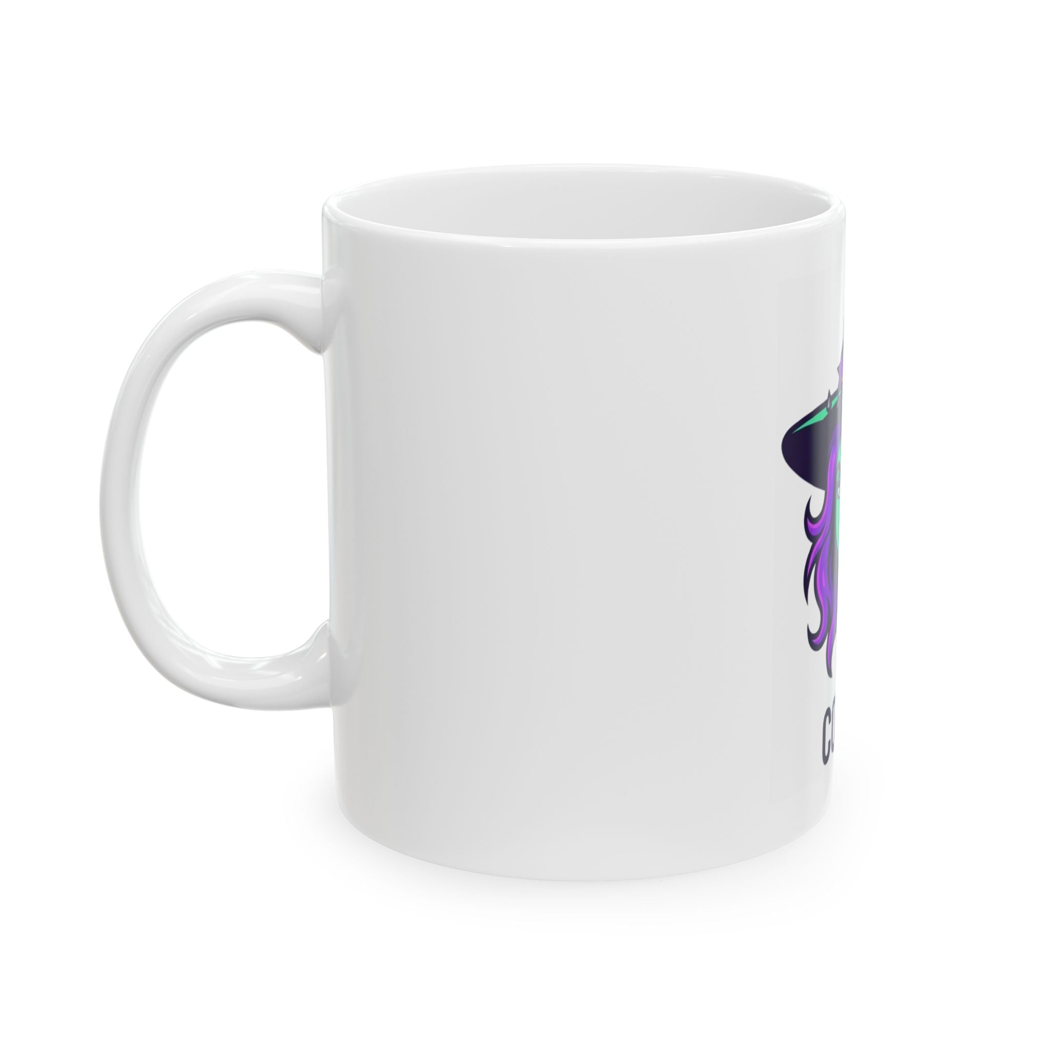 "Witch Better Have My Coffee" White Ceramic Mug — Graphic