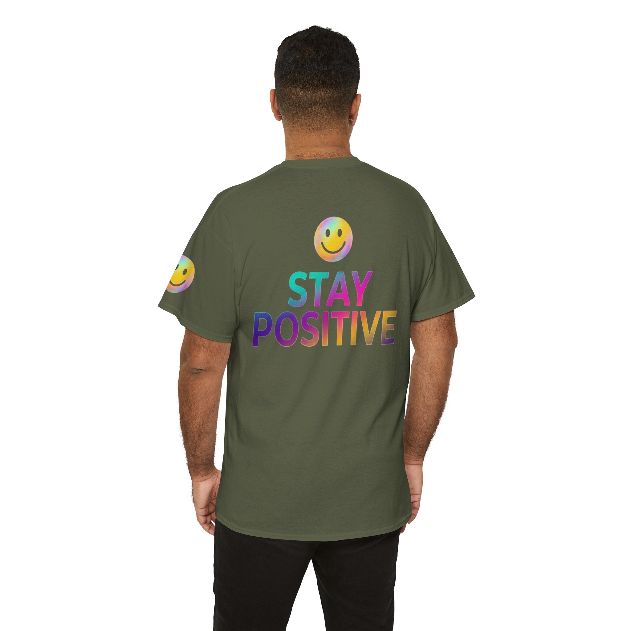 "Stay Positive" Premium Graphic Tee
