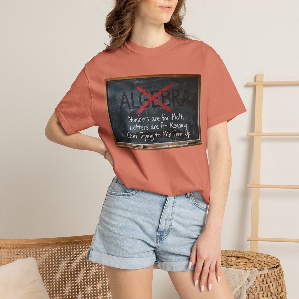 "Algebra" Unisex Garment-Dyed Tee