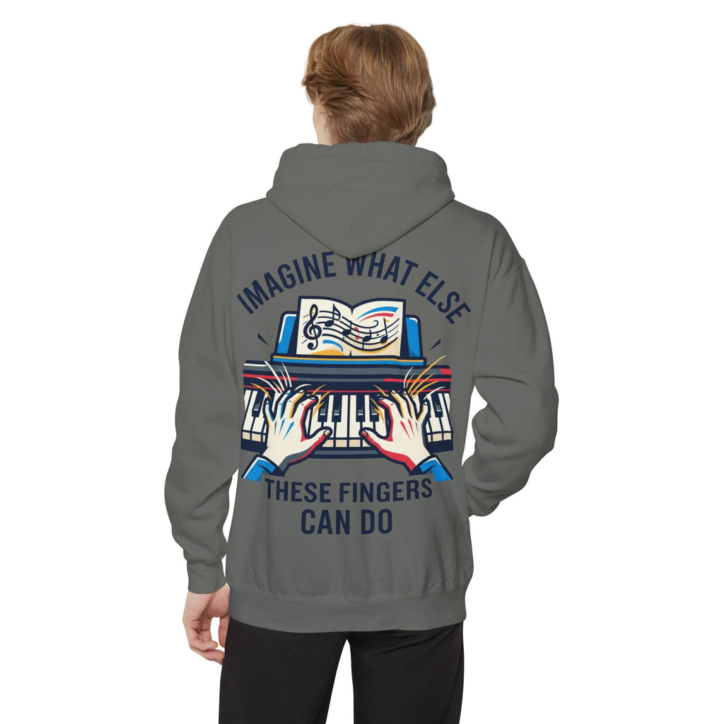 "Imagine What Else These Fingers Can Do" Garment-Dyed Hoodie