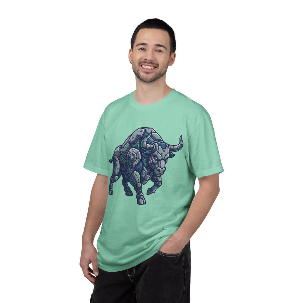 "Cyber Bull" Unisex Garment-Dyed Tee