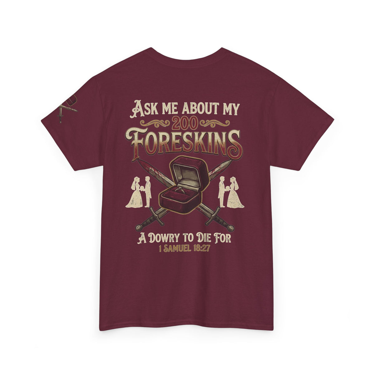 "Good Book Series 200 Foreskins" Premium Graphic Tee
