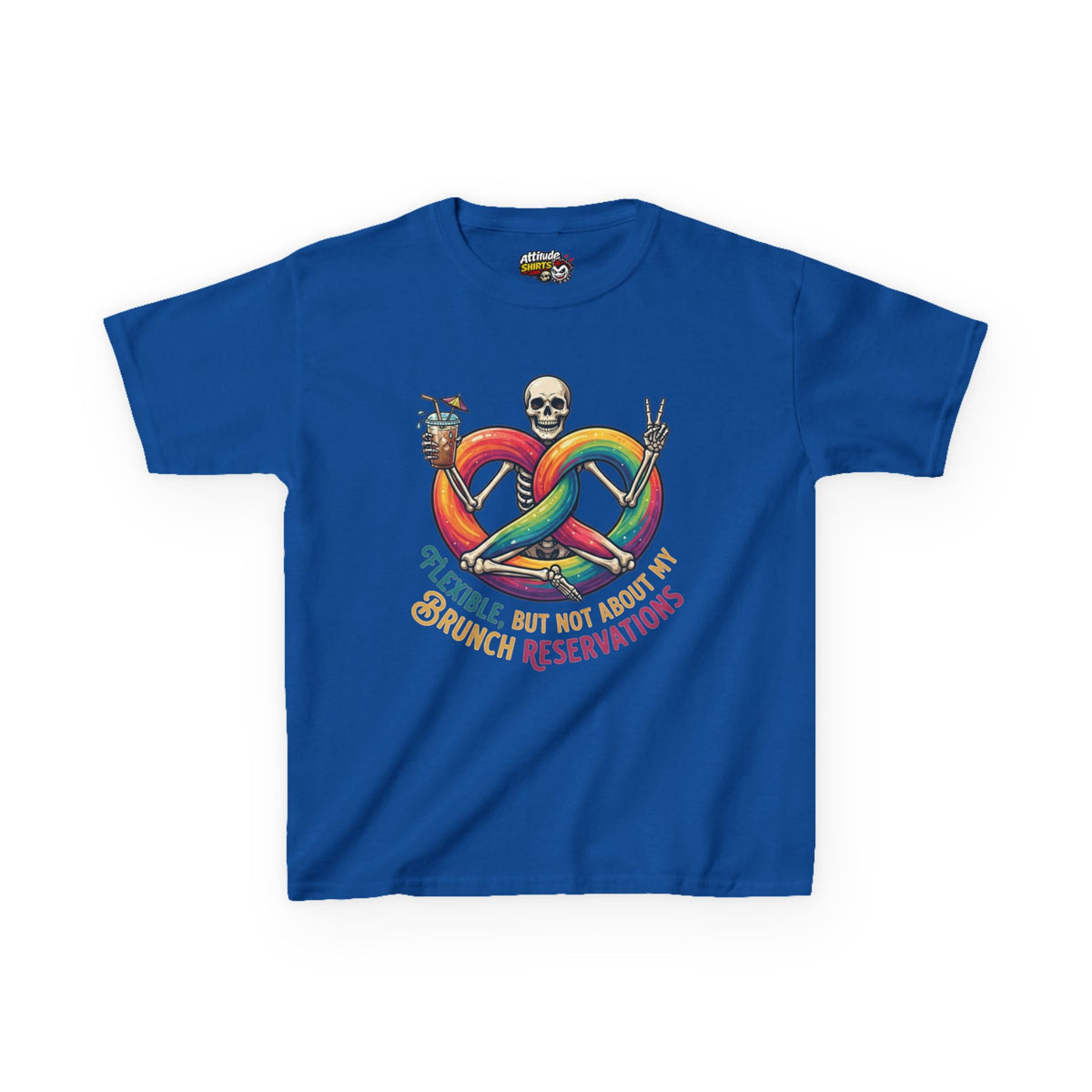"Flexible But Not About Brunch" Kids Tee
