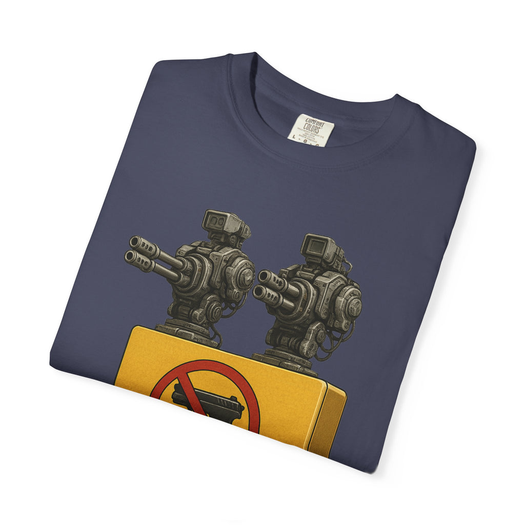 "Gun Free Zone: Unisex Garment-Dyed T-shirt