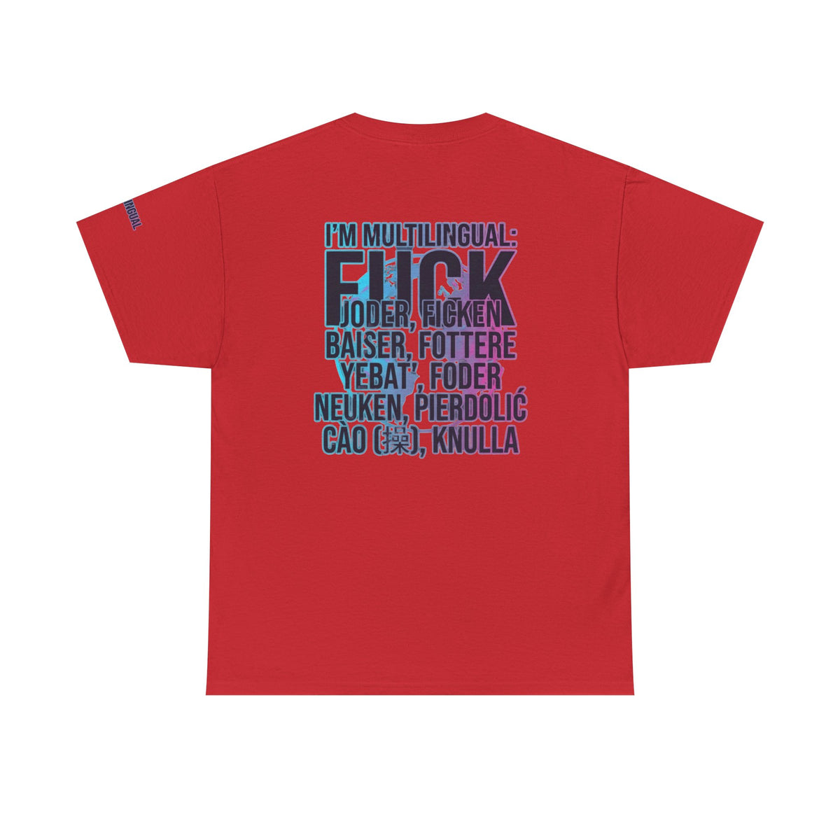 Color: Red | I'm Multilingual Premium Graphic Tee