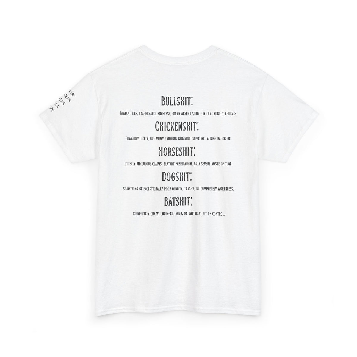 "Types of Shit" Premium Graphic Tee