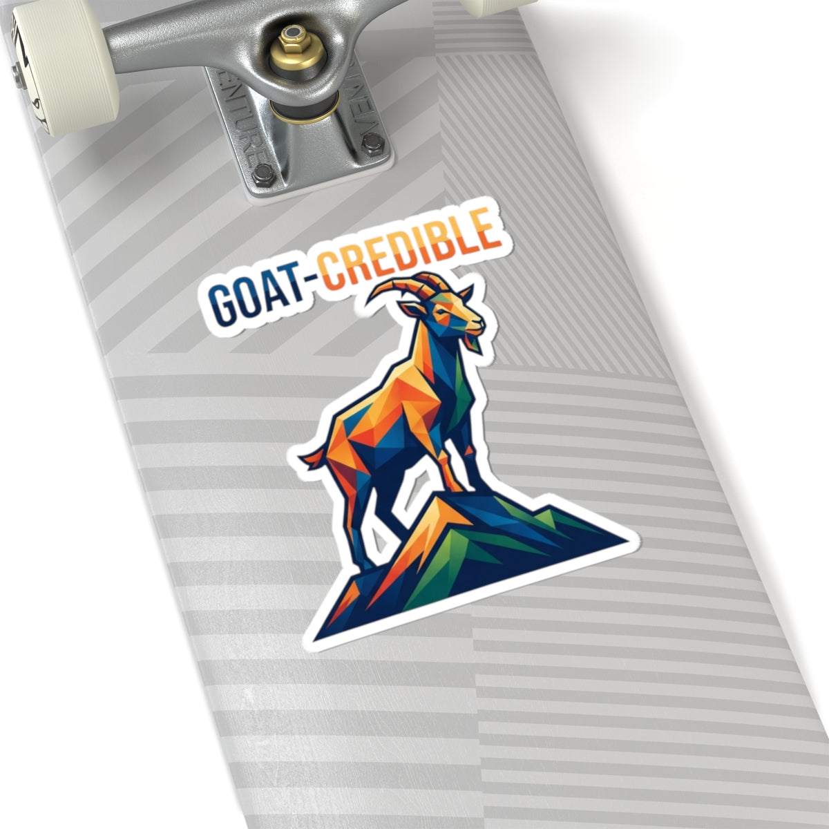 "Goat Credible" Sticker — Main