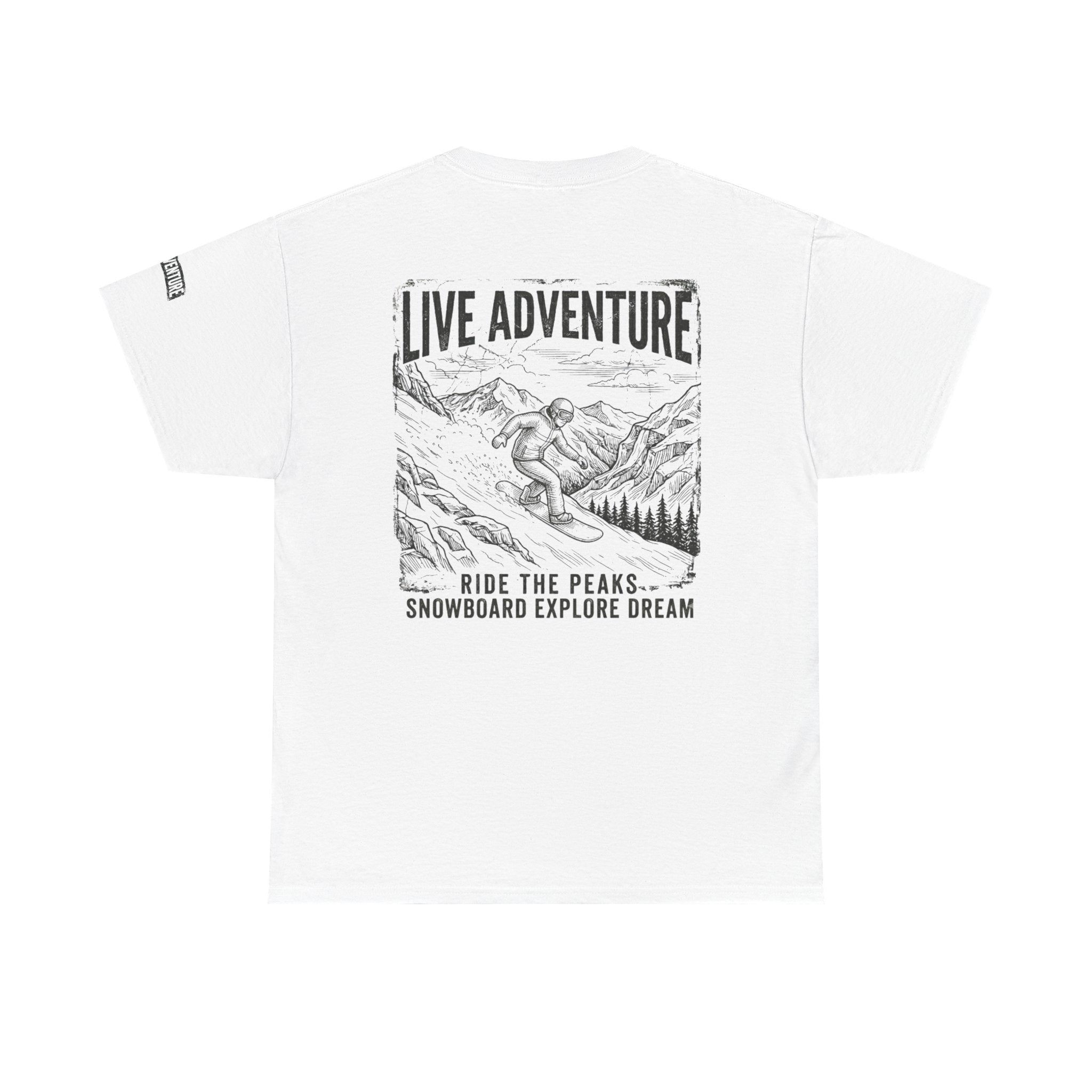 "Live Adventure - Snowboard" Premium Graphic Tee