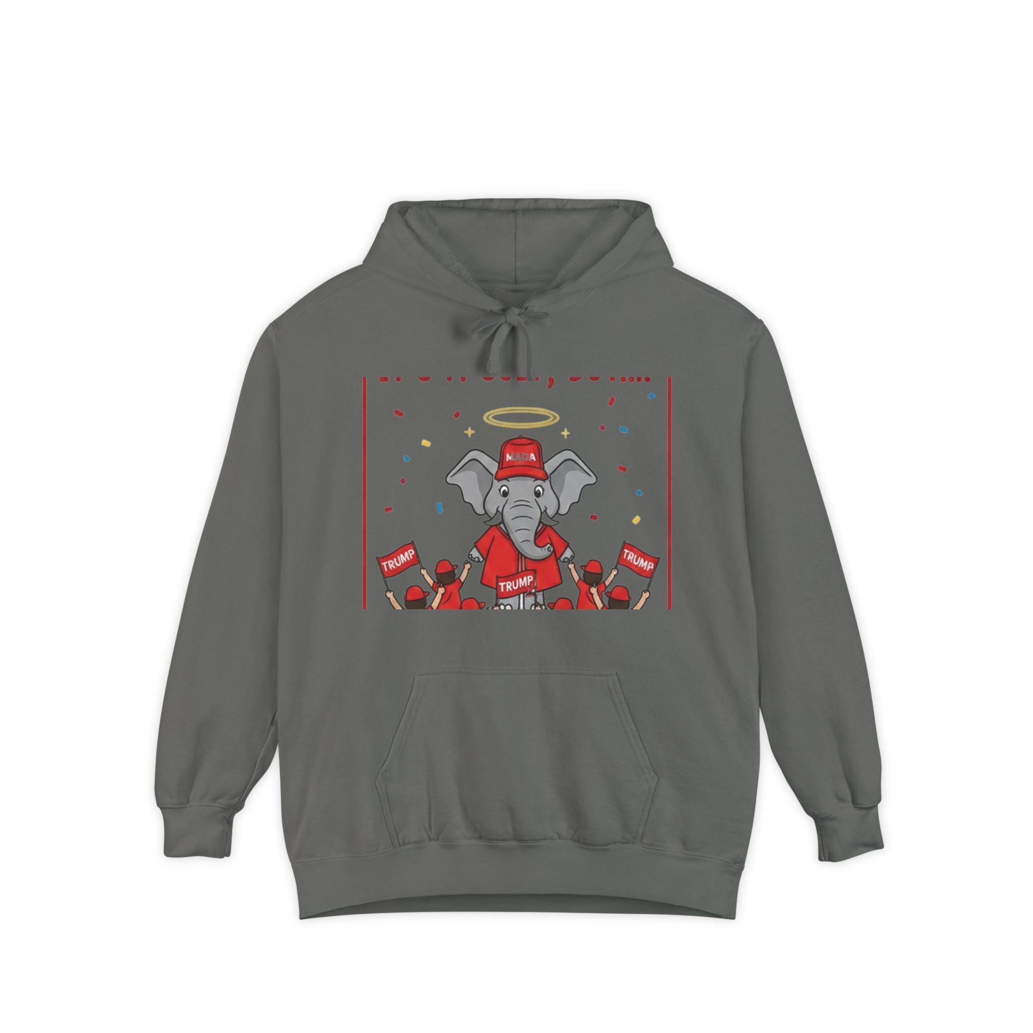Red Hat Intervention Shirt | Garment-Dyed Hoodie — AttitudeShirts