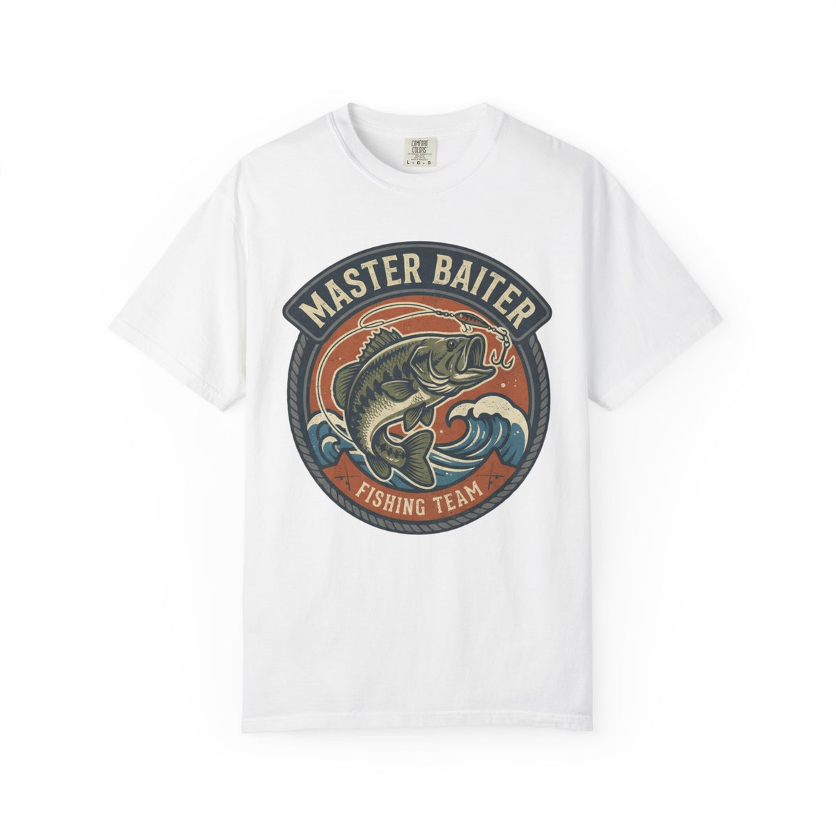 Color: White | Master Baiter Unisex Garment-Dyed Tee