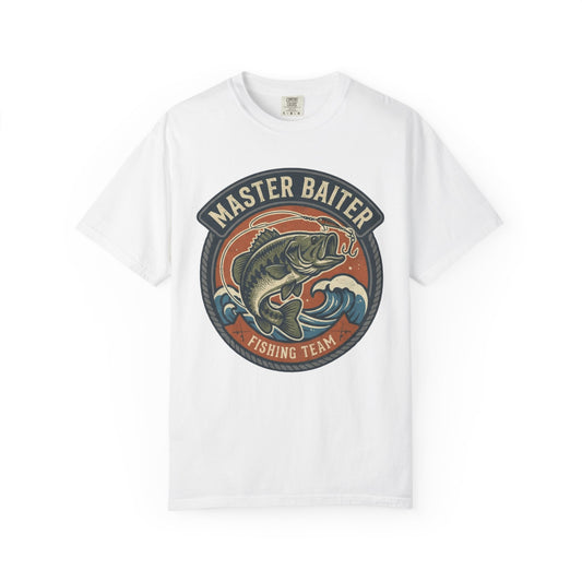 Color: White | Master Baiter Unisex Garment-Dyed Tee