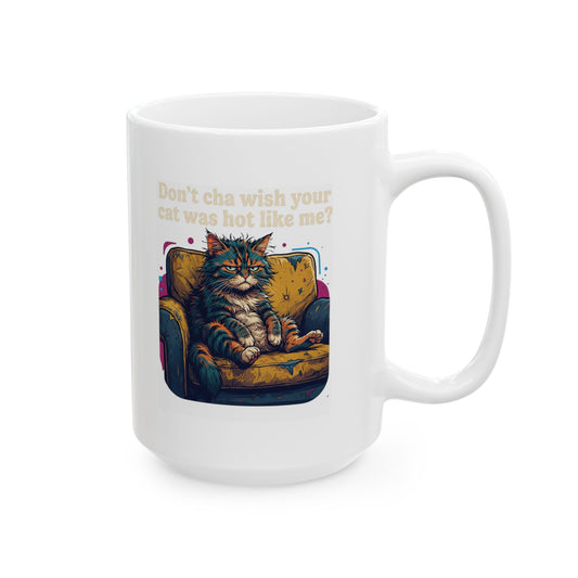 "Hot Like Me" White Ceramic Mug