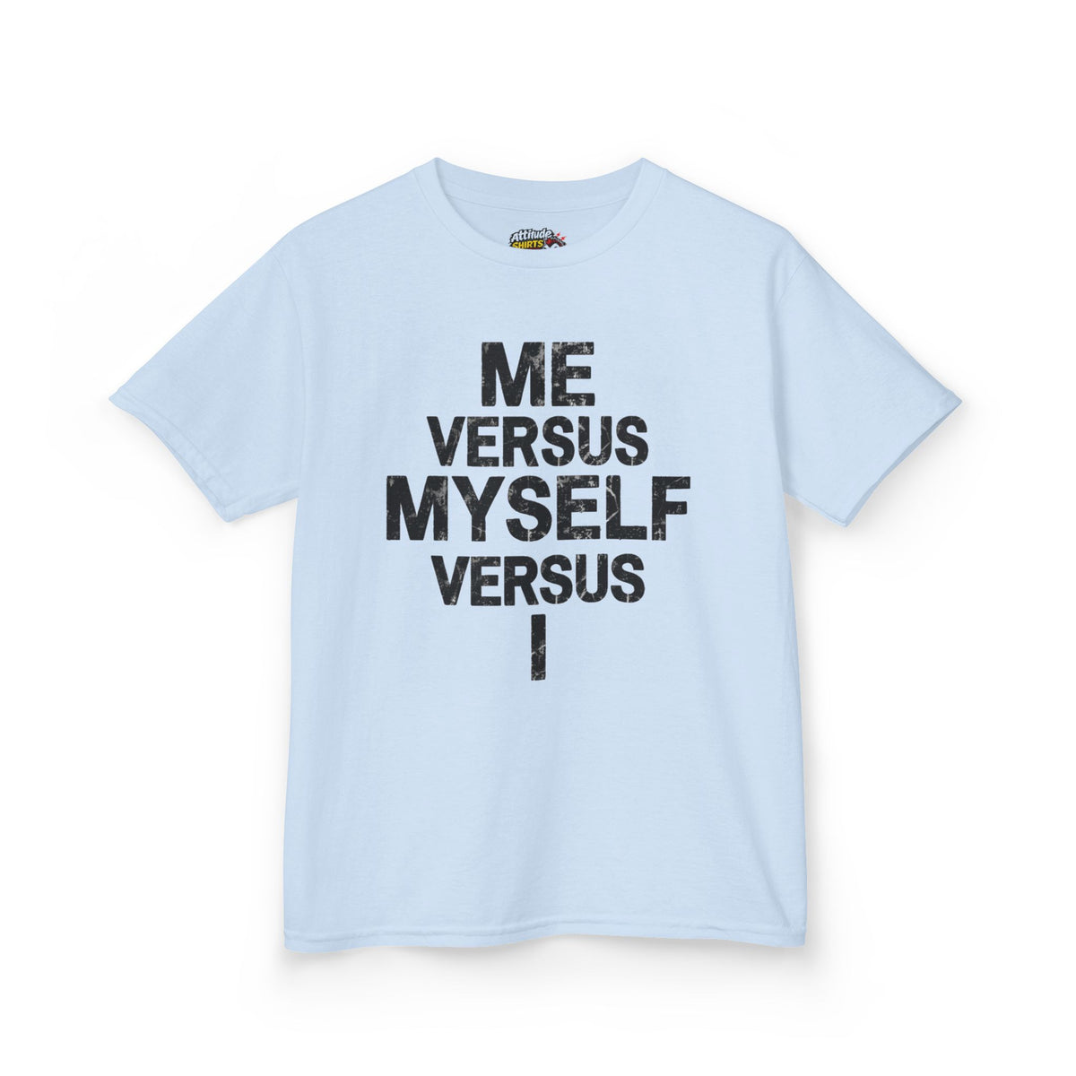 Color: Light Blue | Me vs Myself vs I Kids Tee