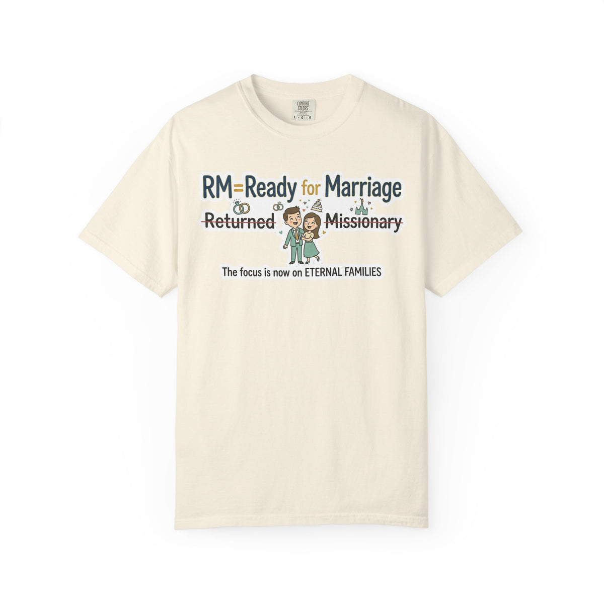 Color: Ivory | RM: Ready for Marriage (Probably Not) | Garment-Dyed Tee — AttitudeShirts