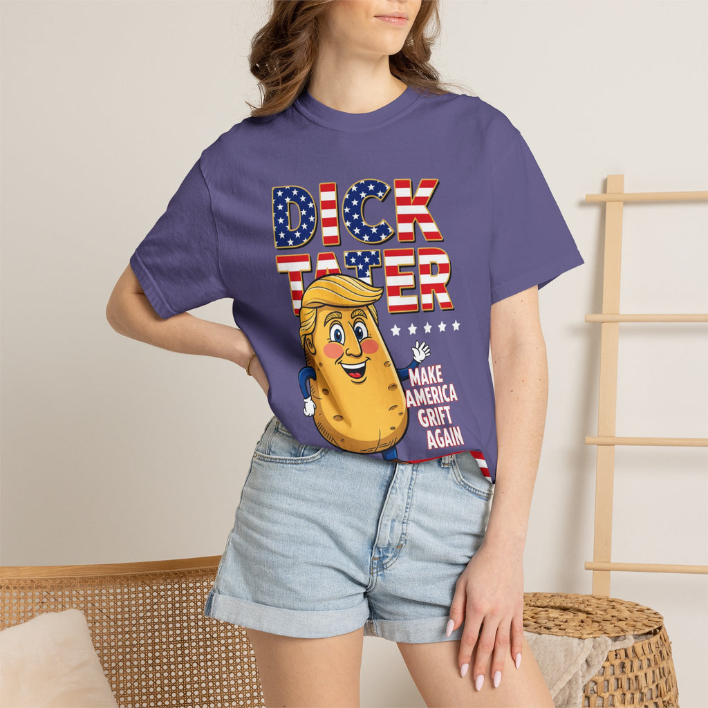 "The Dick Tater (Make America Grift Again)" Unisex Garment-Dyed T-shirt