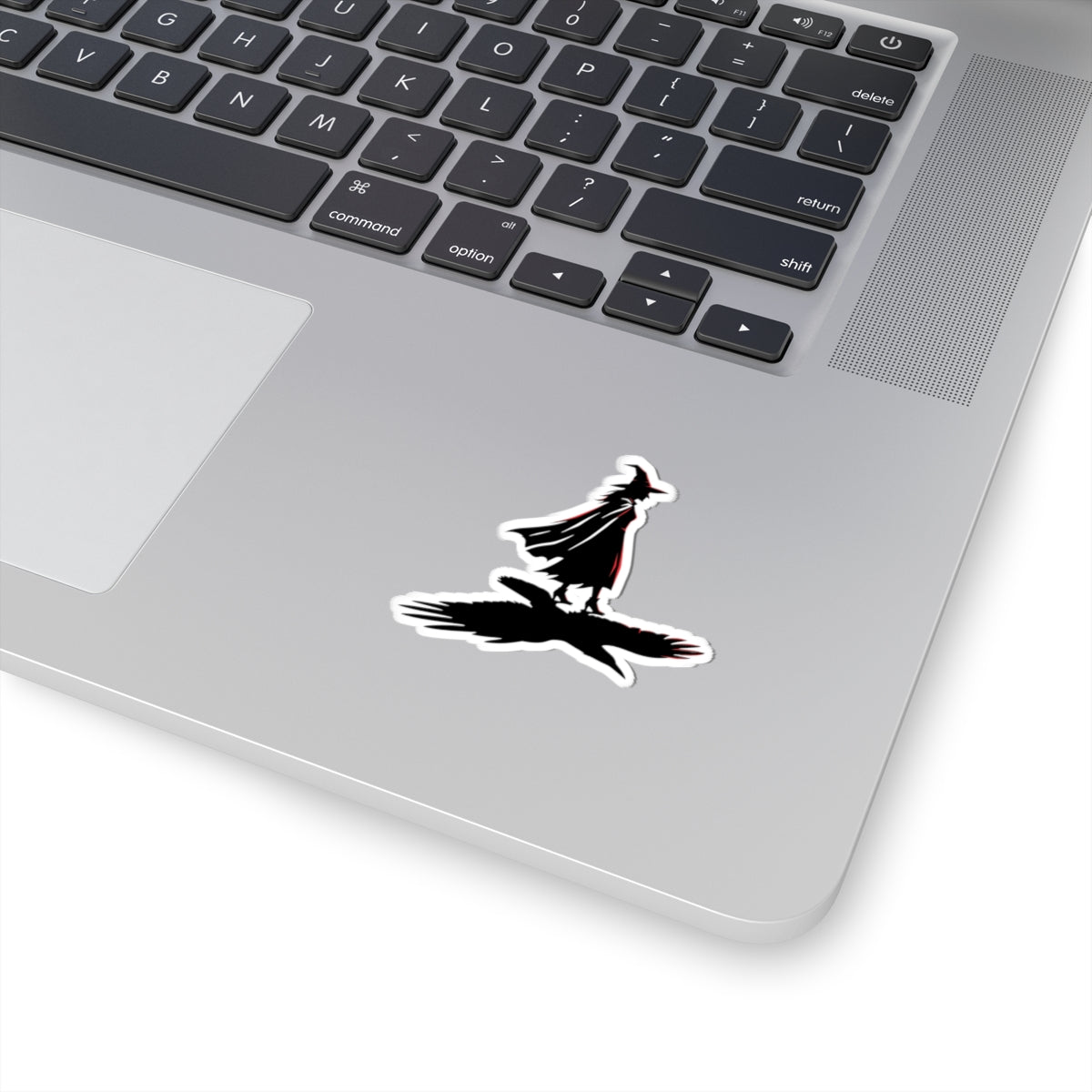 "Witch With Raven Shadow" Sticker — Main