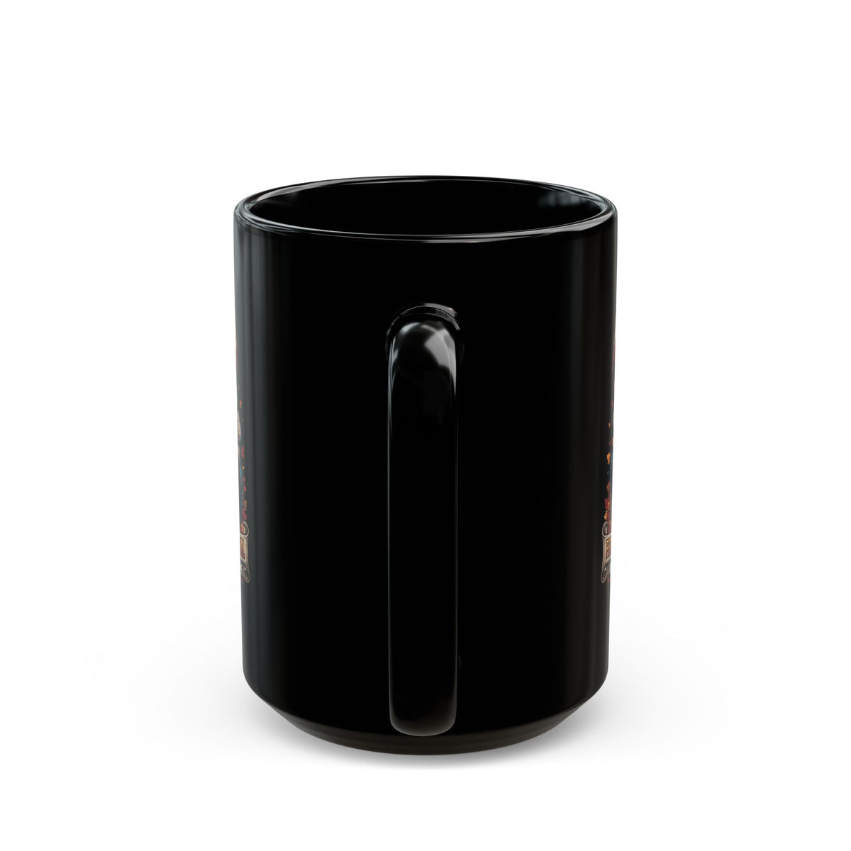 "Fertility Festival" Black Ceramic Mug