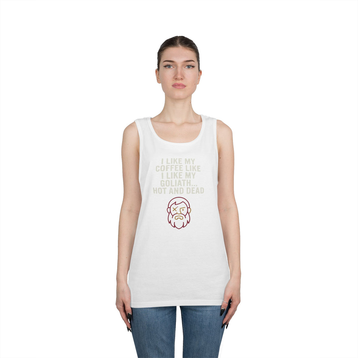 "Good Book Series Coffee Hot and Dead" Tank Top