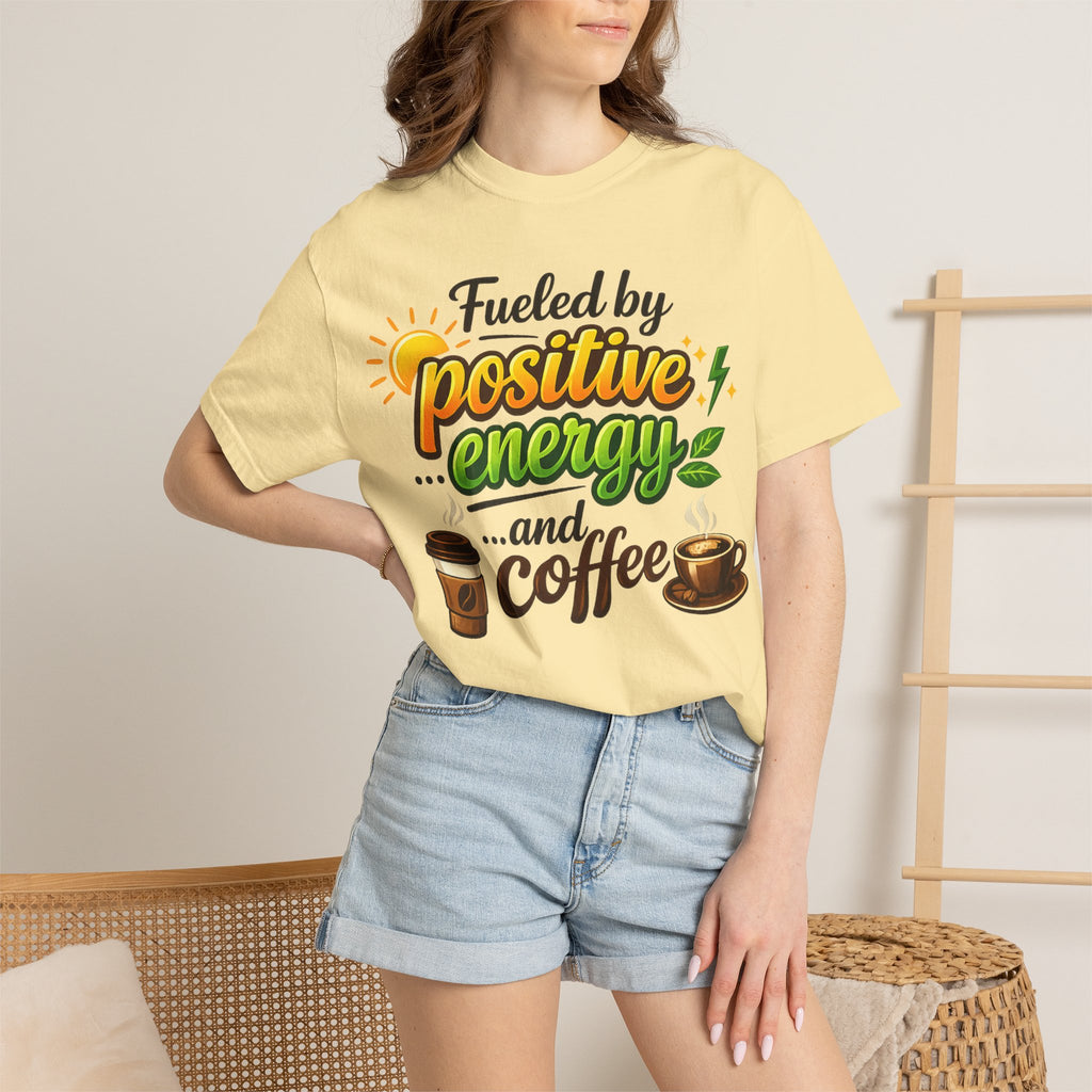 "The High-Voltage Morning Routine" Unisex Garment-Dyed T-shirt