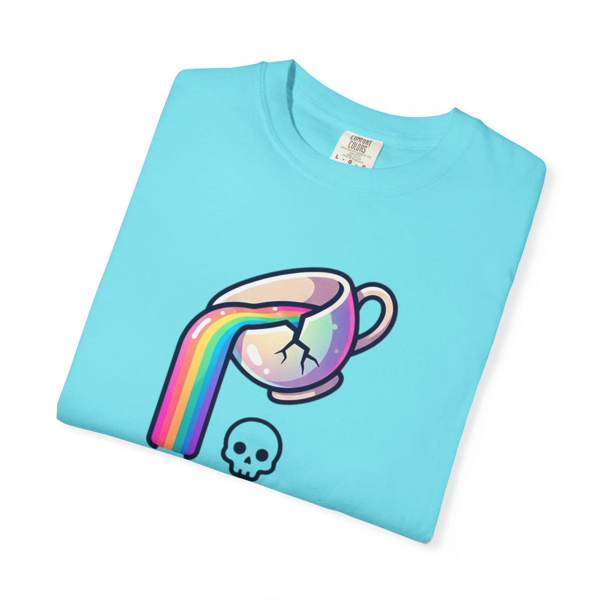 "Surviving on Caffeine Spite and Superior Aesthetics" Unisex Garment-Dyed Tee