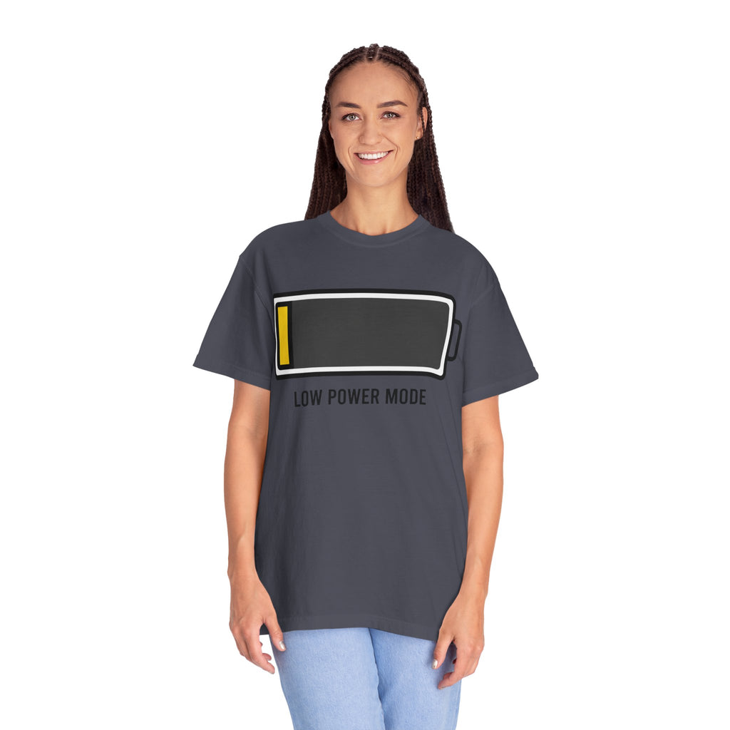 "Low Power Mode" Unisex Garment-Dyed Tee