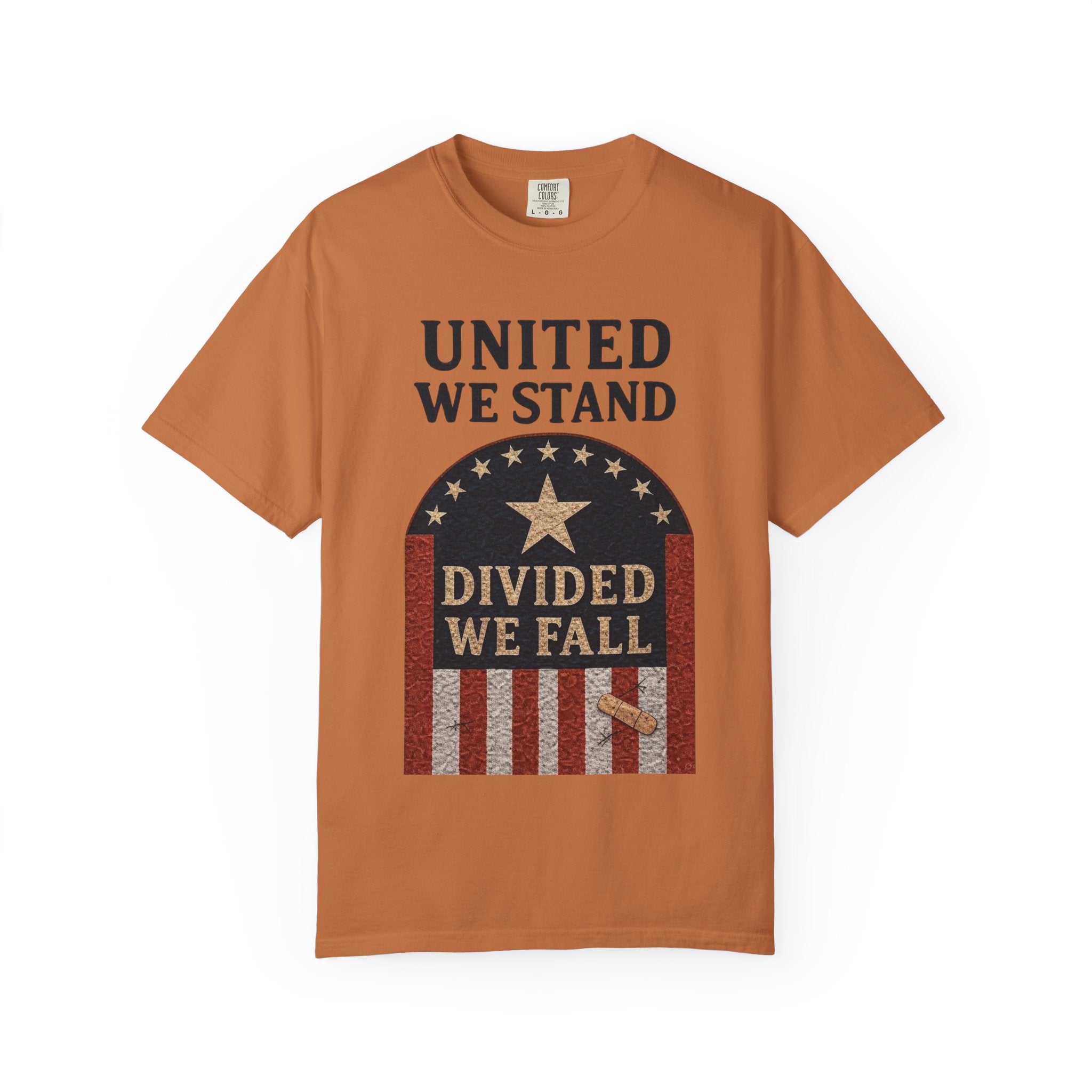 "UNITED WE STAND" Unisex Garment-Dyed T-shirt