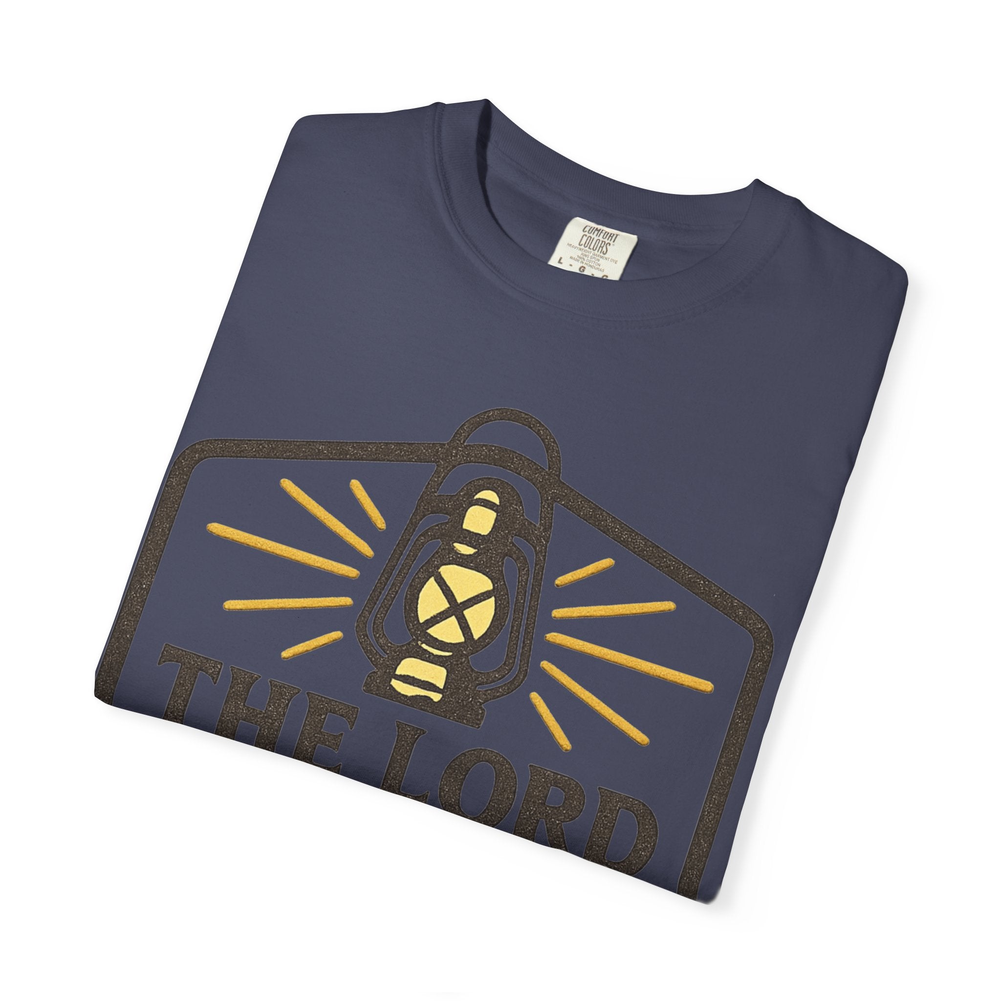"The Lord is My Light" Unisex Garment-Dyed T-shirt