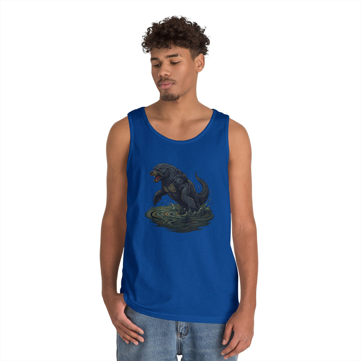 Color: Royal | Bunyip (Australian Aboriginal Mythology) Tank Top