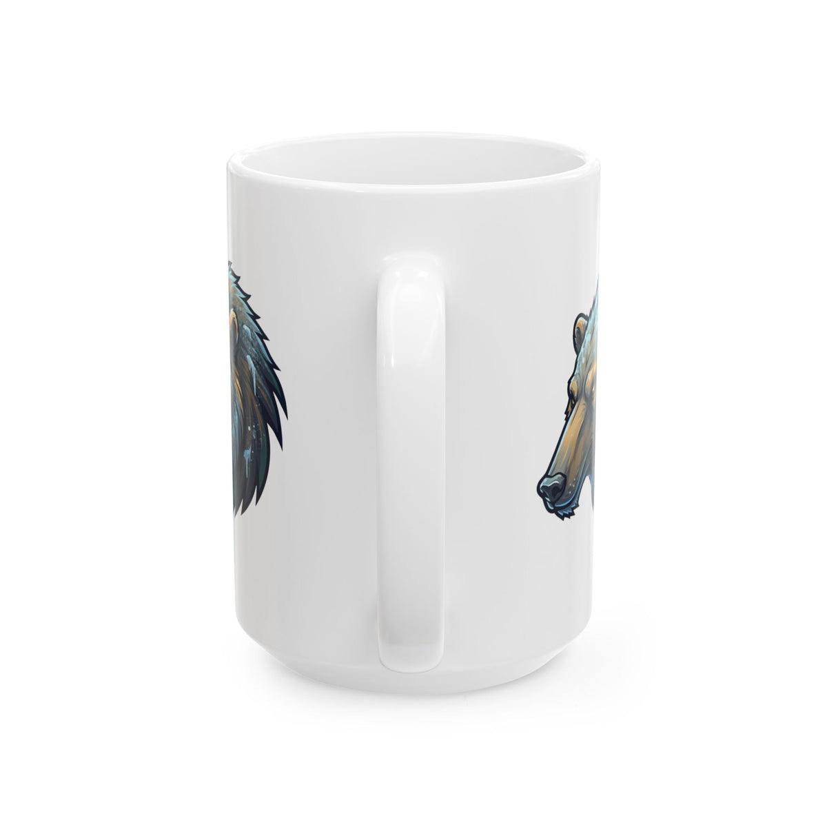"Alioat (Siberian Folklore)" White Ceramic Mug — Graphic