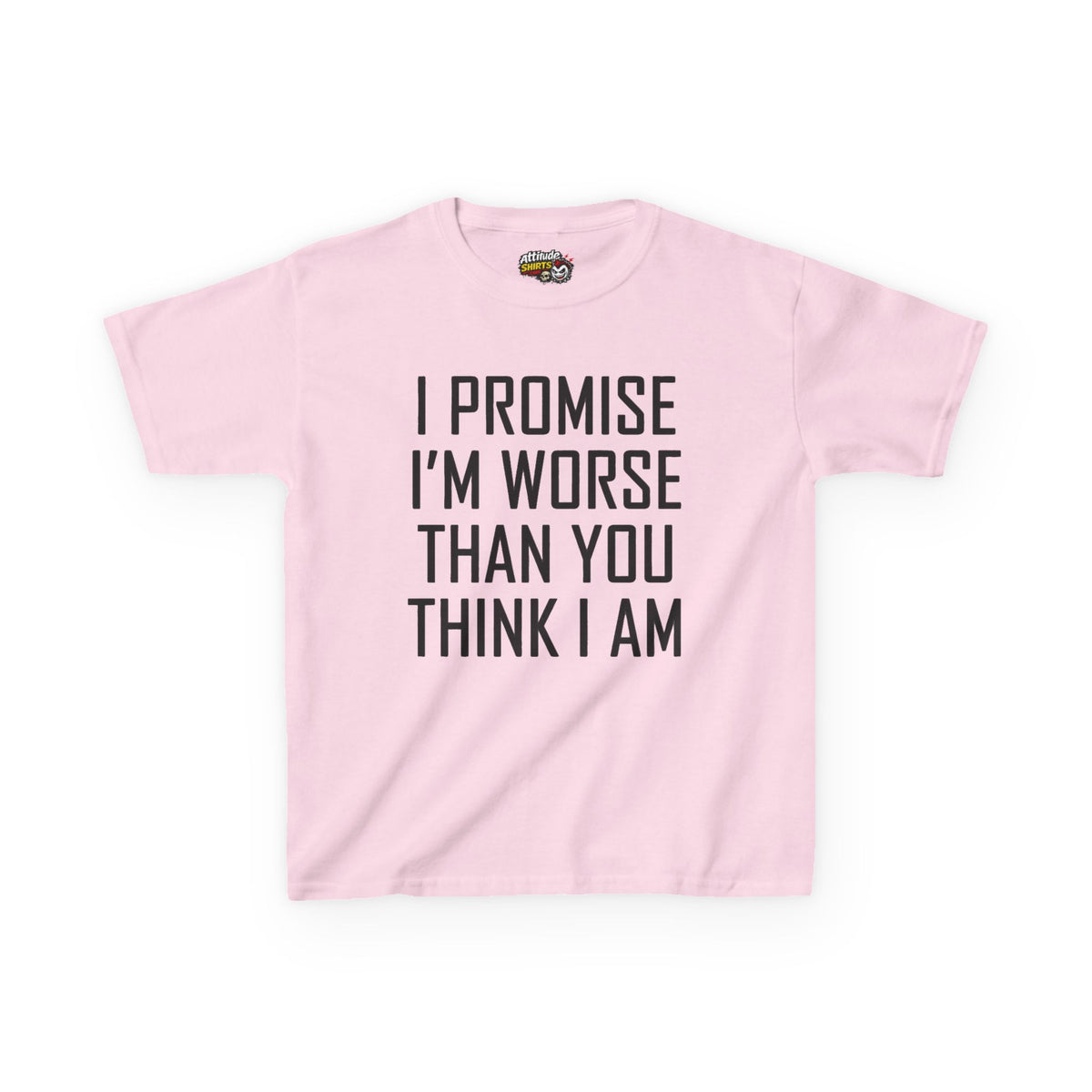 "Promise I'm Worse" Kids Tee
