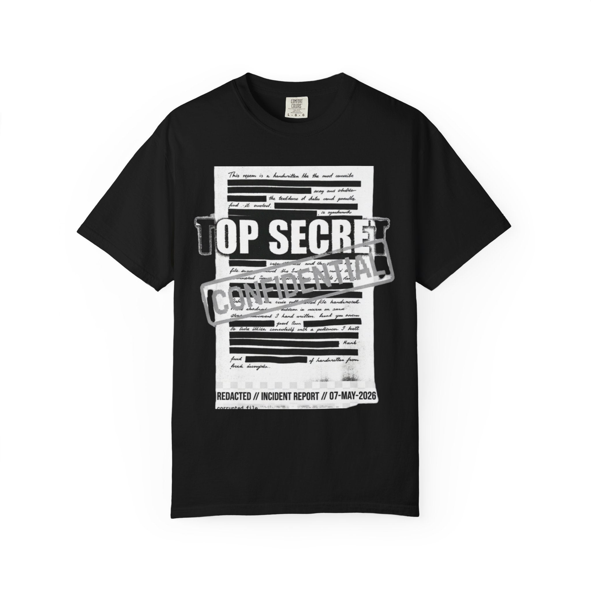 Classified Information Enthusiast | Garment-Dyed Tee — AttitudeShirts