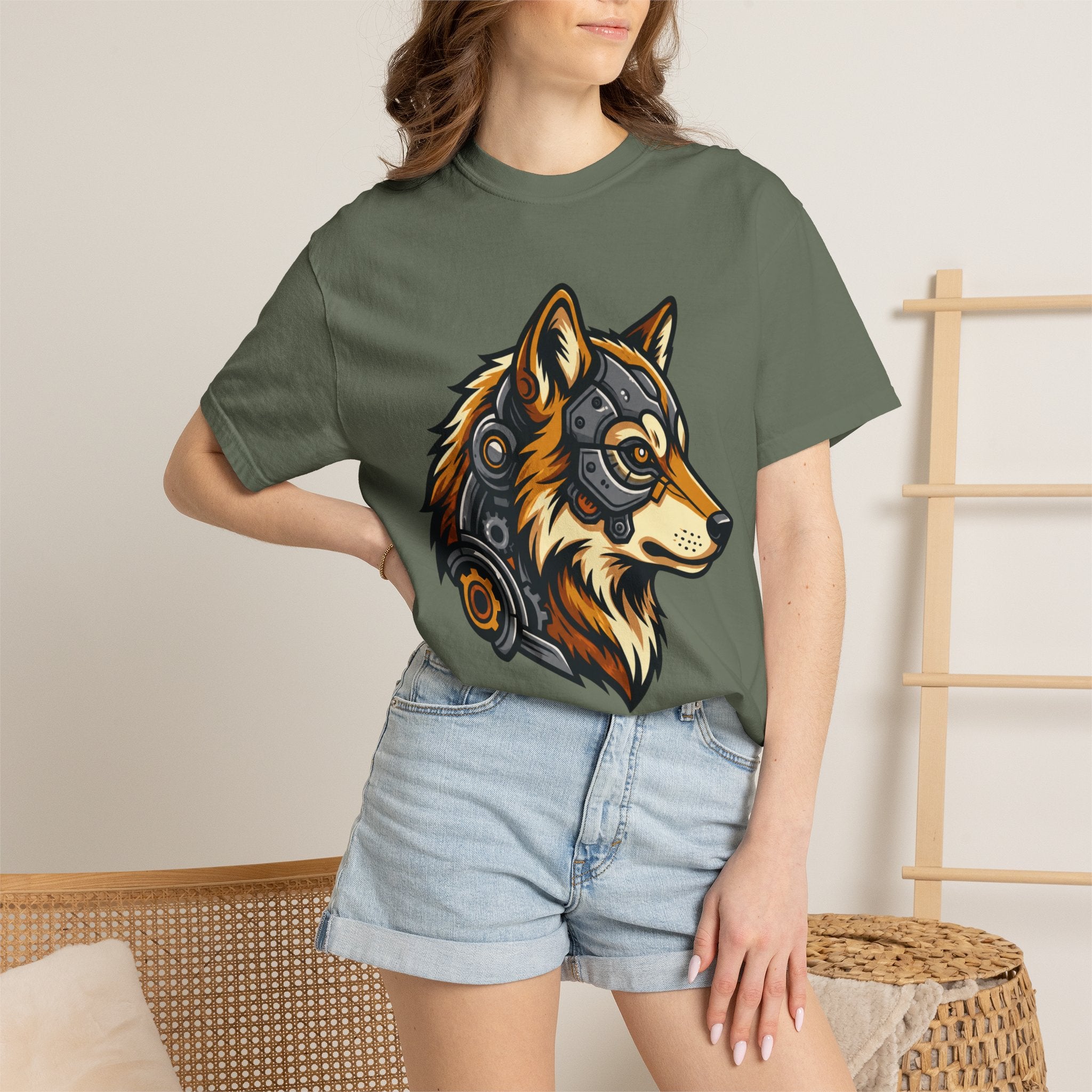 "Cyber Dog" Unisex Garment-Dyed Tee
