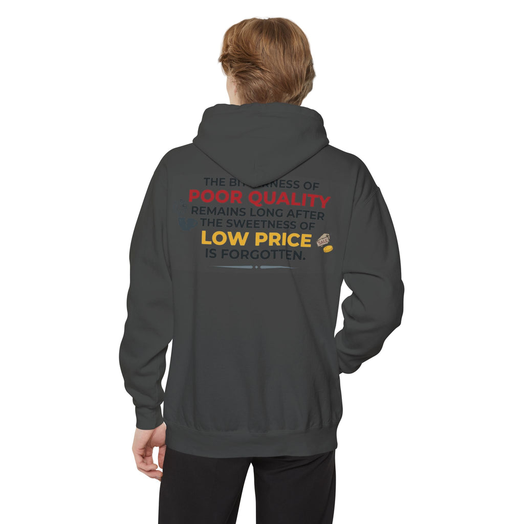 "Bitterness of Poor Quality" Garment-Dyed Hoodie