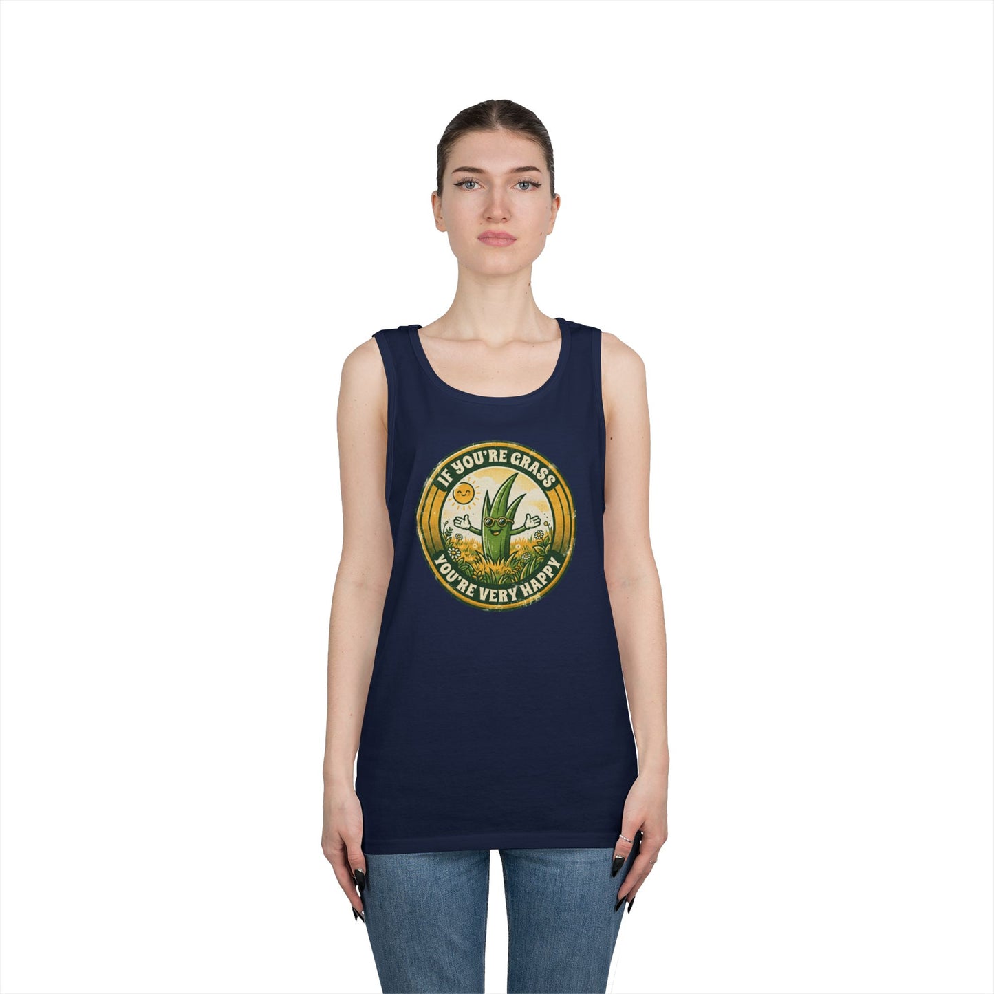 "If You're Grass You're Very Happy" Tank Top