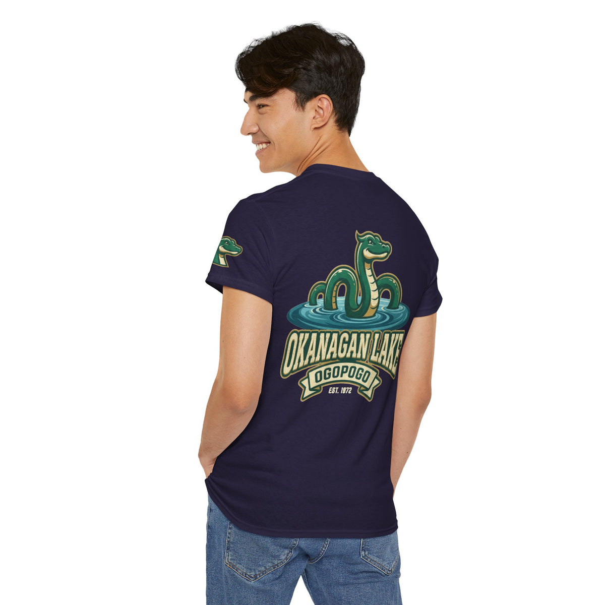 Color: Blackberry | Ogopogo (Canada) Premium Graphic Tee