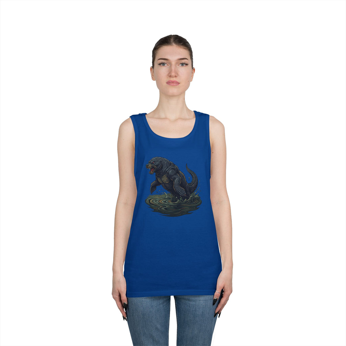 Color: Royal | Bunyip (Australian Aboriginal Mythology) Tank Top