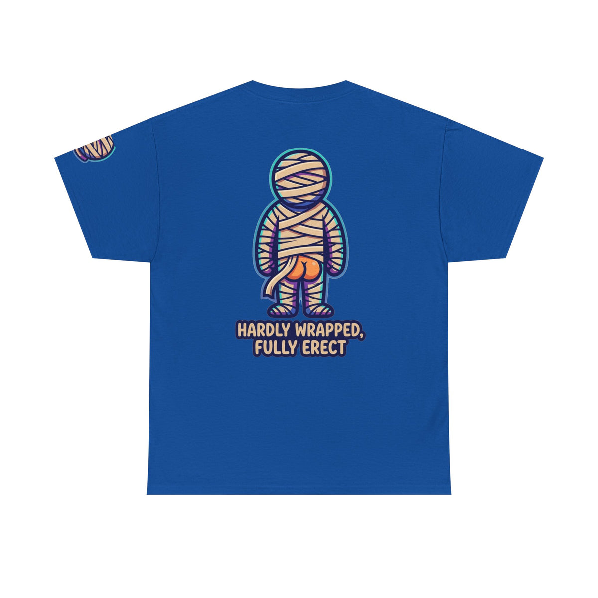 Color: Royal | Hardly Wrapped, Fully Erect Premium Graphic Tee
