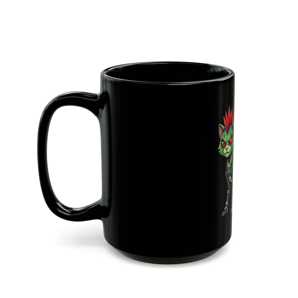 "Boots" Black Ceramic Mug