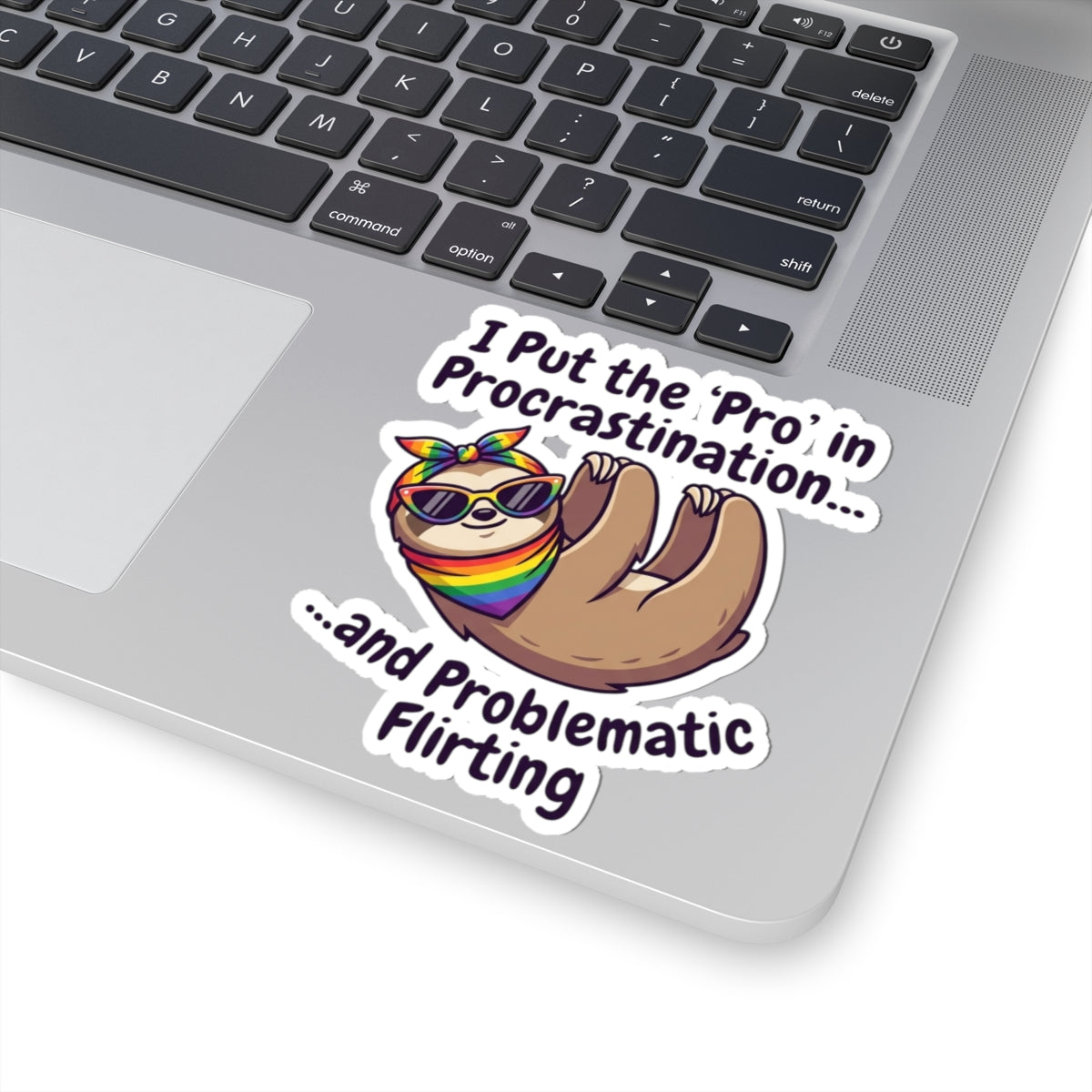 "Pro in Problematic Flirting" Sticker — Main