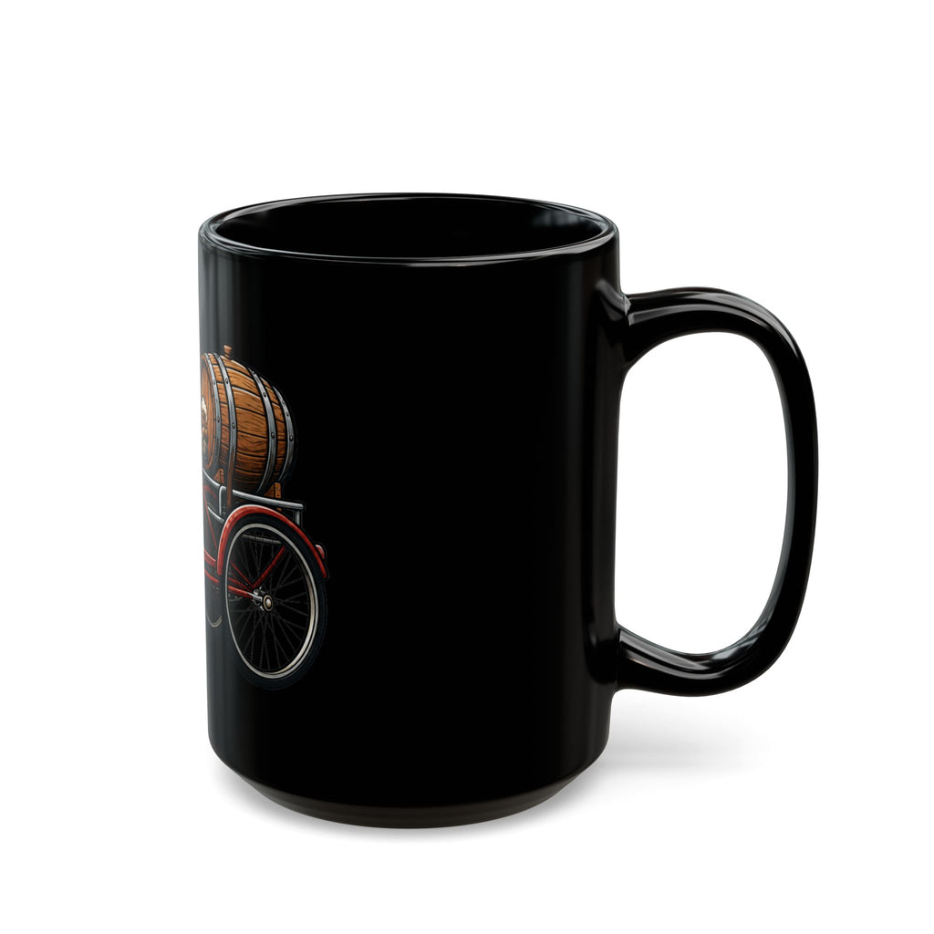 "Third Wheel Brewing" Black Ceramic Mug — Graphic