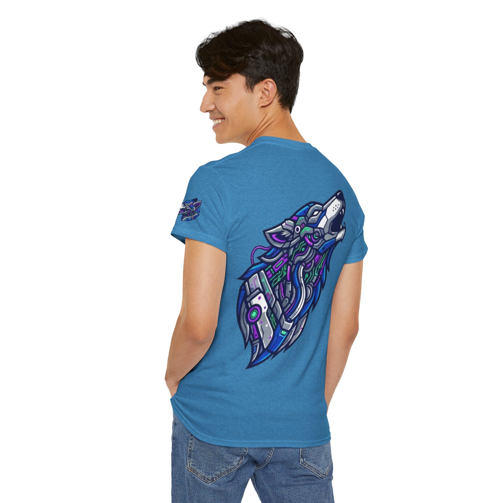 "Cyber Wolf" Premium Graphic Tee