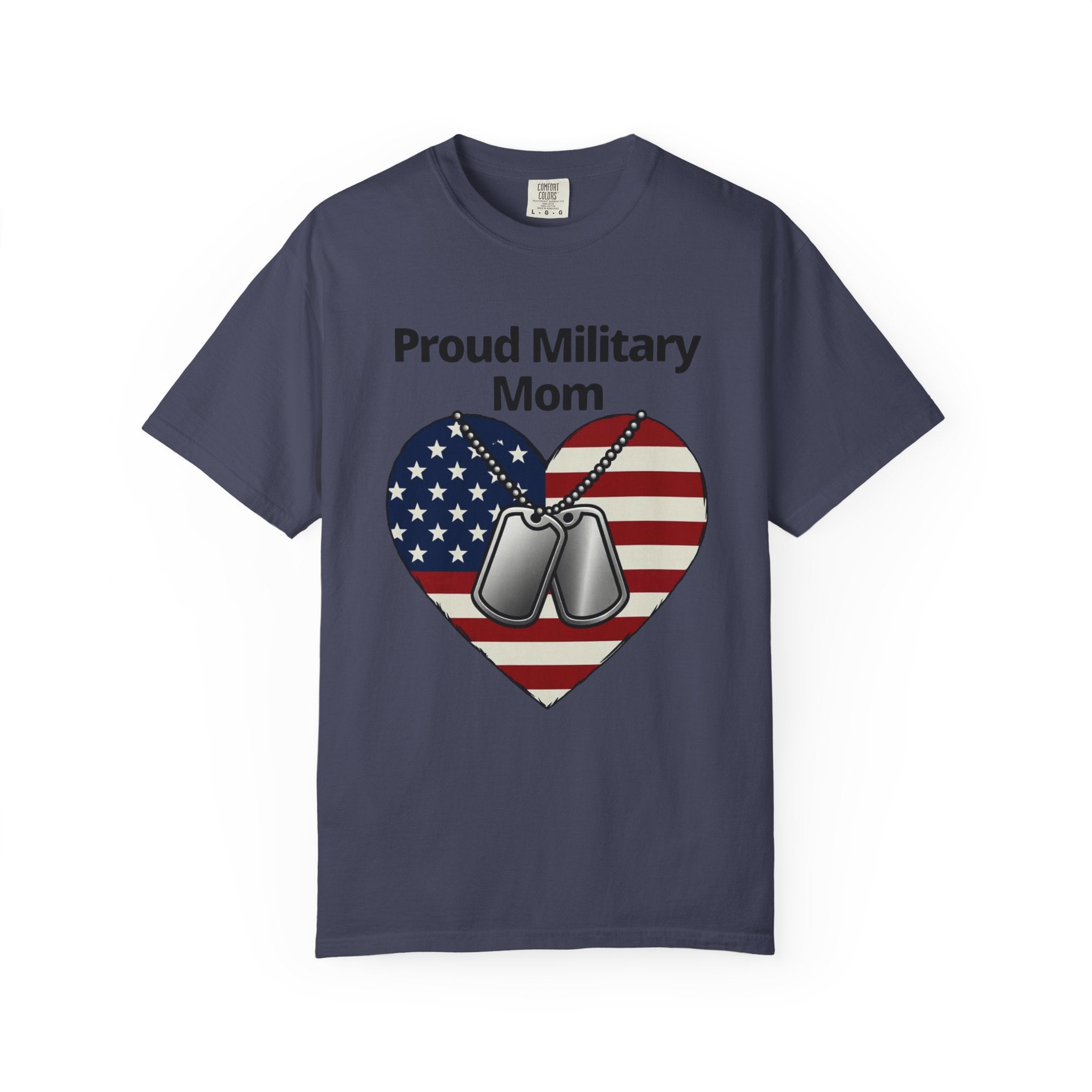 "Proud Military Mom" Unisex Garment-Dyed T-shirt