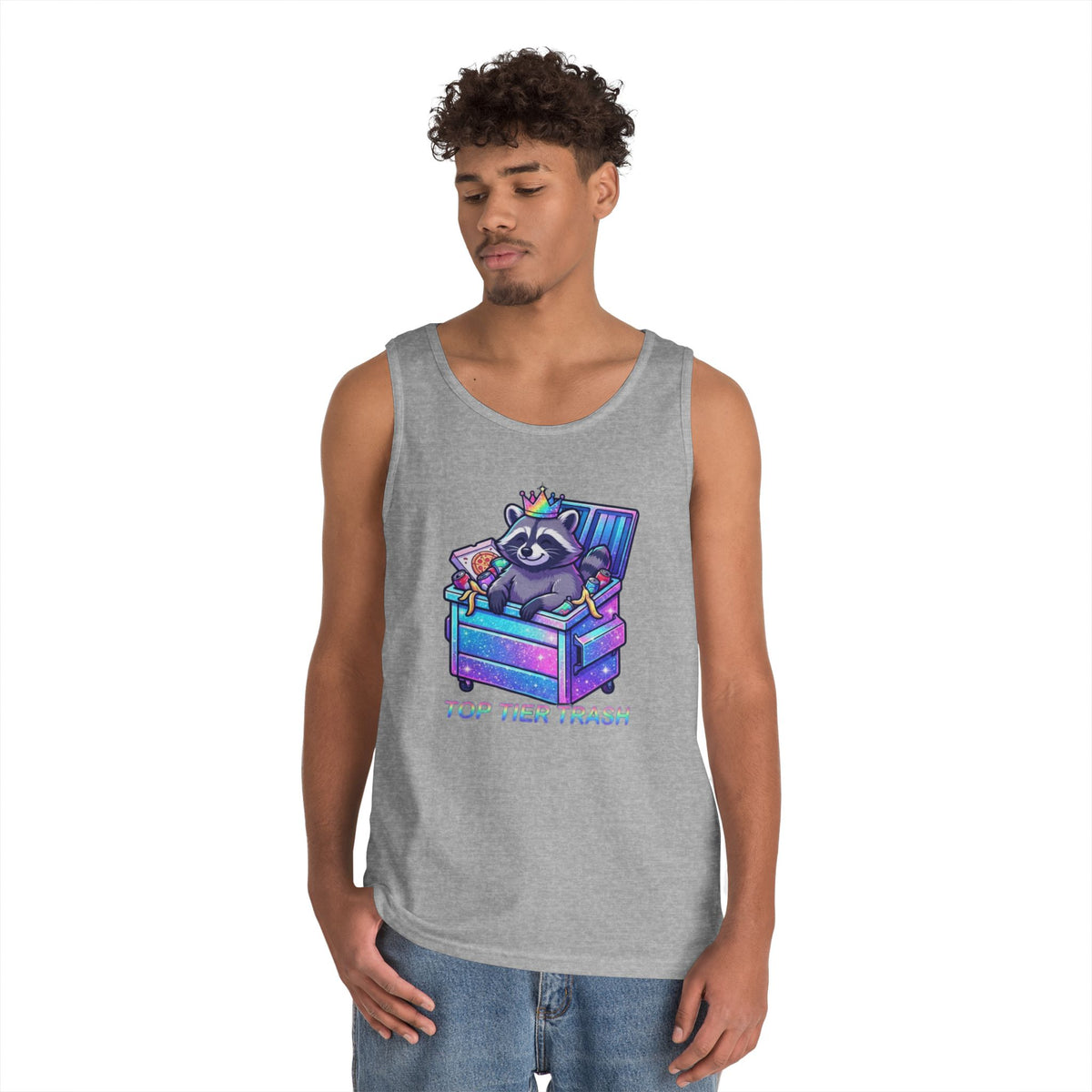 Color: Sport Grey | Top Tier Trash Tank Top