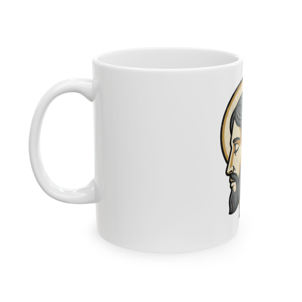 "Paradox" White Ceramic Mug — Graphic