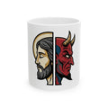"Paradox" White Ceramic Mug — Graphic