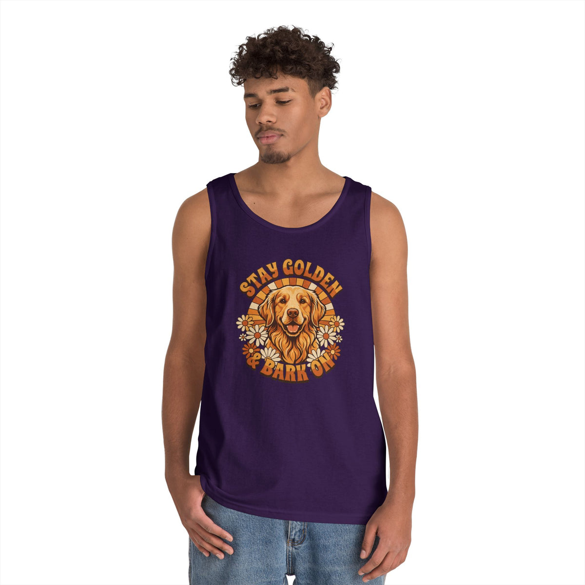 "Stay Golden & Bark On" Tank Top